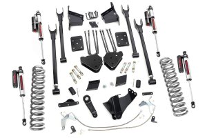 Ford F-250 Super Duty Suspension Lift Kit - Front + Rear - Rough Country - 6 Inch Lift Kit | 4-Link | OVLD | Vertex - '11-'14 Ford F-250 Super Duty Suspension Lift Kit - Front + Rear - Rough Country - 6 Inch Lift Kit | 4-Link | OVLD | Vertex - '11-'14